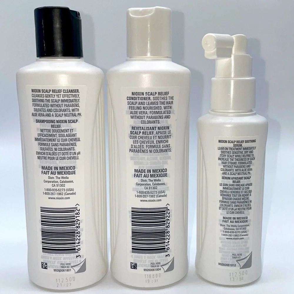 Nioxin Scalp Relief for Sensitive, Dry and Itchy Scalp Kit